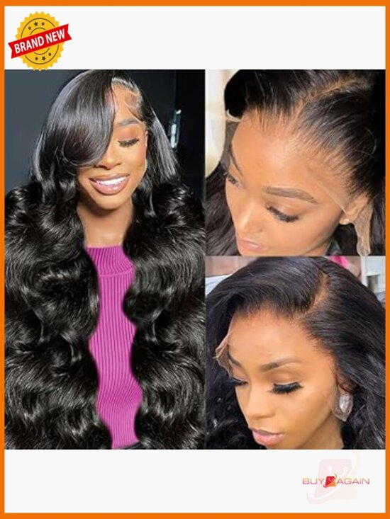 30 Inch 220 Density Body Wave Lace Front Wig Human Hair HD Lace main image 6